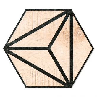Hexagon Klinker Tribeca Beige 25x22 cm-2